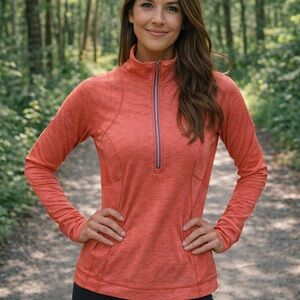 lululemon athletica Coral Long Sleeve Top